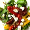 Geroosterde paprika salade