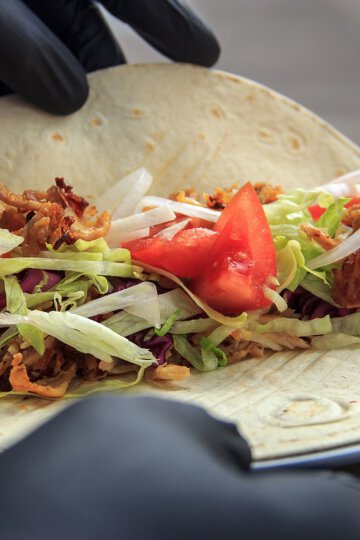 Gezonde lunch wraps afvallen